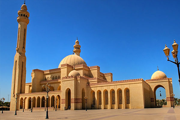 Al Fateh Grand Mosque Manama Bahrain منارات مضئية في آسيا