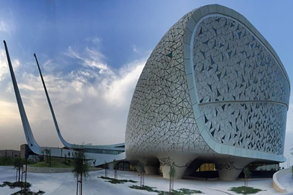 Education City Mosque Qatar منارات مضئية في آسيا