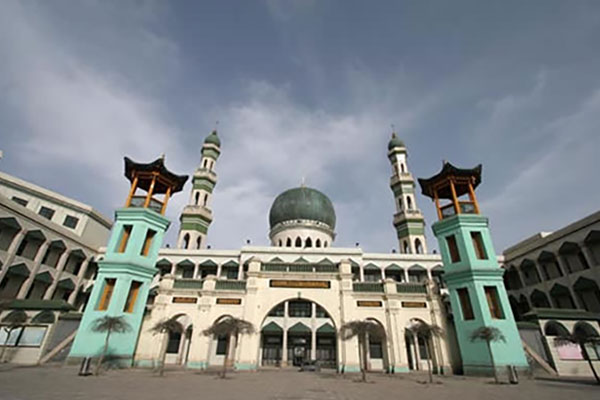 Great Mosque of Xining Xining China منارات مضئية في آسيا