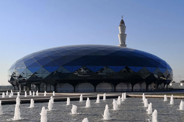 Hamad International Airport Mosque منارات مضئية في آسيا