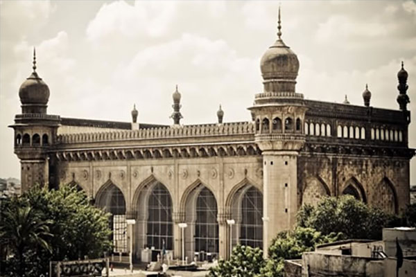 Mecca Masjid Hyderabad India منارات مضئية في آسيا