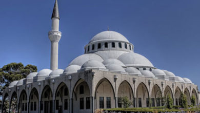 Sunshine Mosque Victoria Australia منارات مضئية في أستراليا